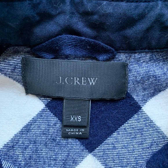 J. Crew Buffalo Plaid 1/2 Zip Shacket - Picture 4 of 7